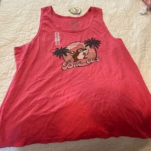 Buc-ees pink tank NWT
